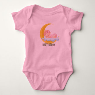 Body Para Bebê Conjuntos para bebé Sleeping into the Moon Baby
