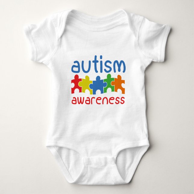 Body Para Bebê Consciência do Autismo (Frente)