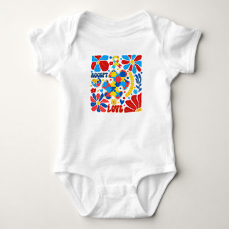 Body Para Bebê Consciência do Boho Autismo