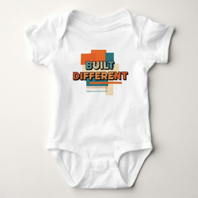 Body Para Bebê Construído diferente (Frente)