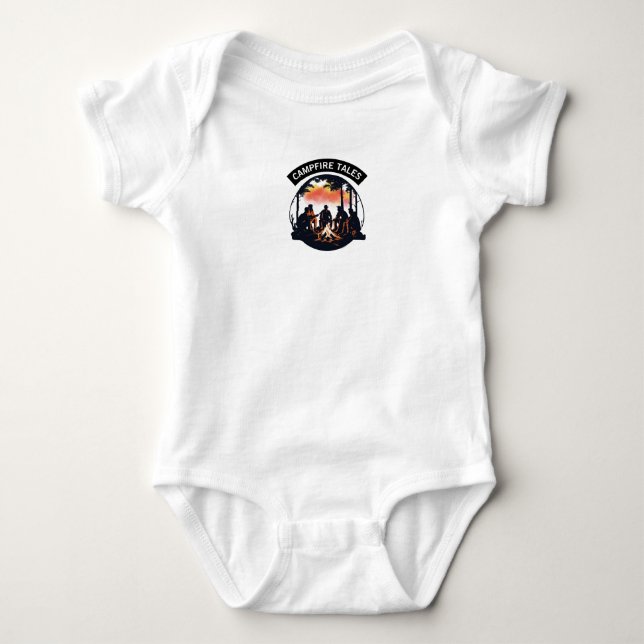 Body Para Bebê Contos de Campfire (Frente)