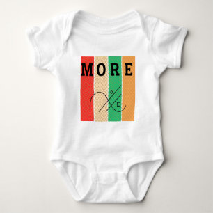 Body Para Bebê Contraste e Geometria Negrito
