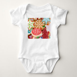 Body Para Bebê Cookies de Natal