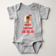 Cor de biquetê personalizada de Natal Baby Jersey