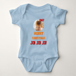 Body Para Bebê Cor de biquetê personalizada de Natal Baby Jersey