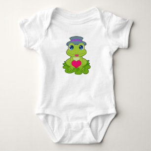 Body Para Bebê Coração do sapo