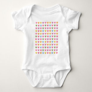 Body Para Bebê Corações de confeitaria personalizados engraçados