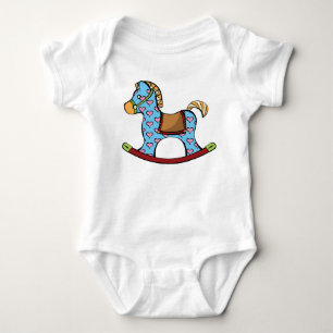 Body Para Bebê Corações Deliciosos Enroscando Bebê Cavalo Carn