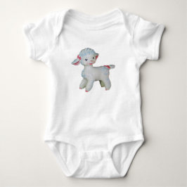 Body Para Bebê Cordeiro de Plástico