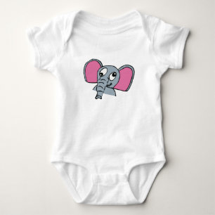 Body Para Bebê Cordelia Elephant Baby One-sie Baby Bodysuit