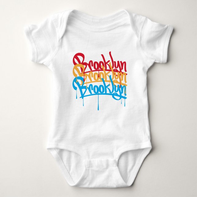 Body Para Bebê Cores de Brooklyn (Frente)