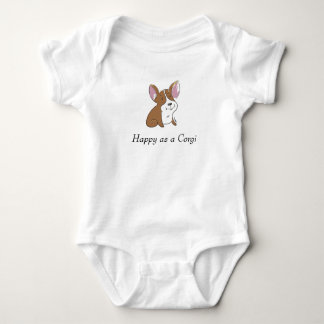 Body Para Bebê Corgi do bebê
