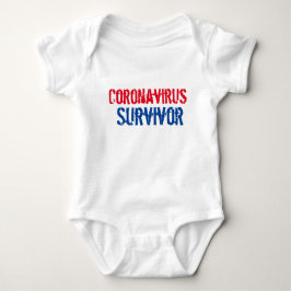 Body Para Bebê Coronavírus Survivor Baby One-Piece