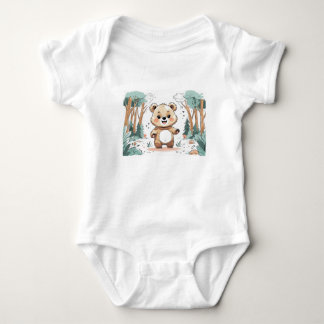 Body Para Bebê corpo de ursinho