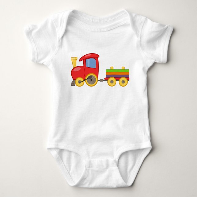 Body Para Bebê Corredor da Criança do trem (Frente)