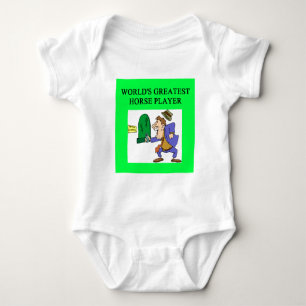 Body Para Bebê corrida de cavalos do puro-sangue