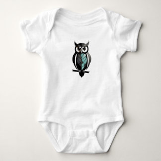 Body Para Bebê Coruja Minimalista para Bebê