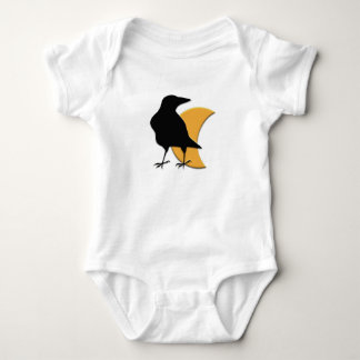 Body Para Bebê Corvo preto