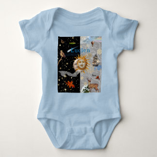 Body Para Bebê  Cosmic Winter Baby Bodysuit