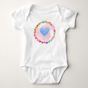 Body Para Bebê Cotovelo arco-íris