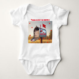 Body Para Bebê Country Mailbox Special Delivery for Grandma