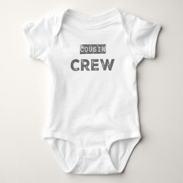 Body Para Bebê Cousin Crew (Frente)