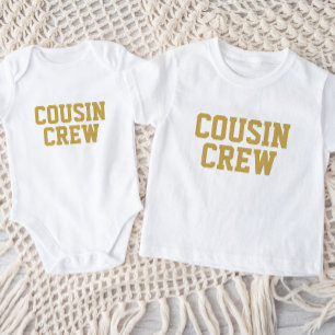 Body Para Bebê Cousin Crew   Crianças Douradas Bebê Bodô