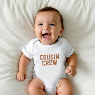 Body Para Bebê Cousin Crew | Crianças Rust Bebê Roupa