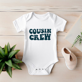 Body Para Bebê Cousin Crew | Família de Correspondência de Teais