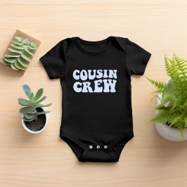 Body Para Bebê Cousin Crew | Família Sky Blue Matching