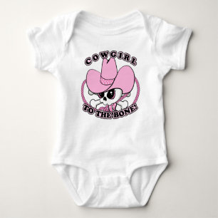 Body Para Bebê Cowgirl Skull