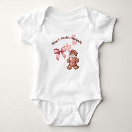 Body Para Bebê Cozy Christmas Gingerbread Coquette Sweet