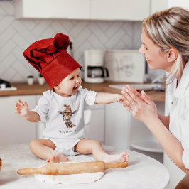 Body Para Bebê Cozy Christmas Giraffe, costume