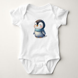 Body Para Bebê Cozy Penguin