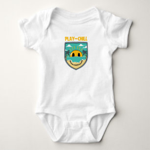 Body Para Bebê Crachá Feliz