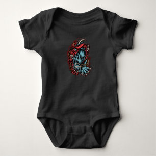 Body Para Bebê Crânio Japonês