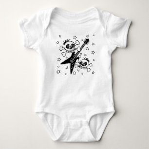 Body Para Bebê Crânios do metal pesado