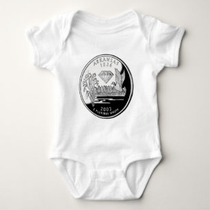 Body Para Bebê Cratera Estadual dos Diamantes do Faux Arkansas