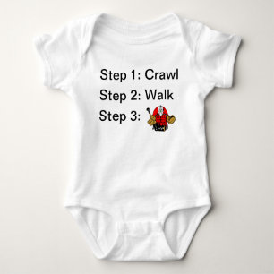 Body Para Bebê Crawl Walk Goalie Baby Bodycase