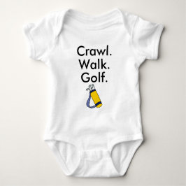 Body Para Bebê Crawl Walk Golf Golfer Golfing Baby Bodydress