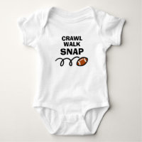 CRAWL WALK SNAP Cute futebol americano esportes
