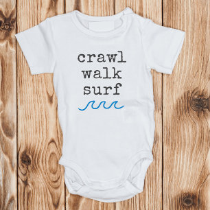 Body Para Bebê Crawl Walk Surf Beach Baby GIft