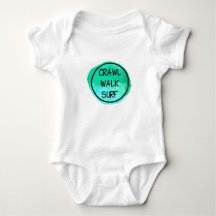 Crawl Walk Surf com Emblem Verde