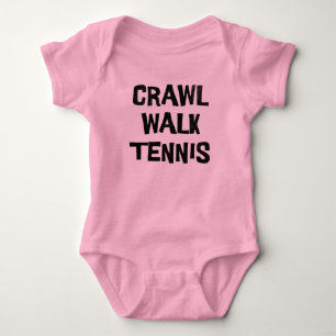 Body Para Bebê Crawl Walk Tênis Funny