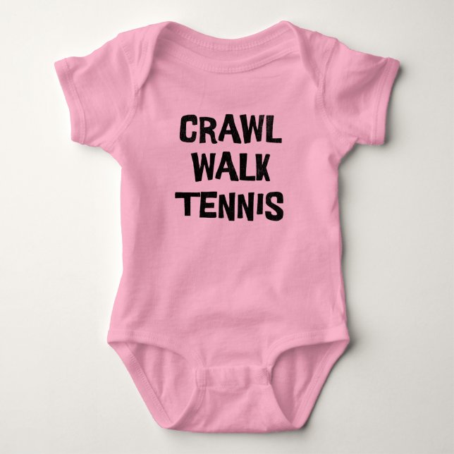 Body Para Bebê Crawl Walk Tênis Funny (Frente)