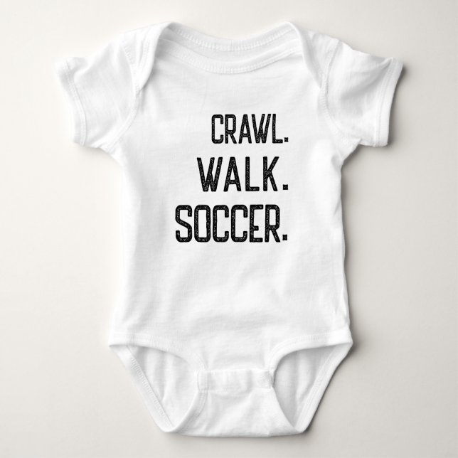 Body Para Bebê Crawl Walt Soccer, Bebê Soccer (Frente)