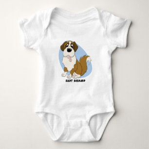 Body Para Bebê Creeper do bebê de St Bernard