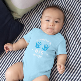 BODY PARA BEBÊ CRIADO À IMAGEM DE CRISTO