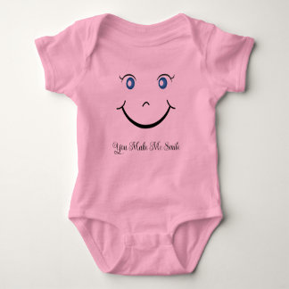 Body Para Bebê Criança/Camiseta sorridente de bebê