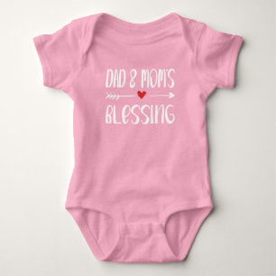 Body Para Bebê Criança Christelijke Romper - Bênção de Pais e